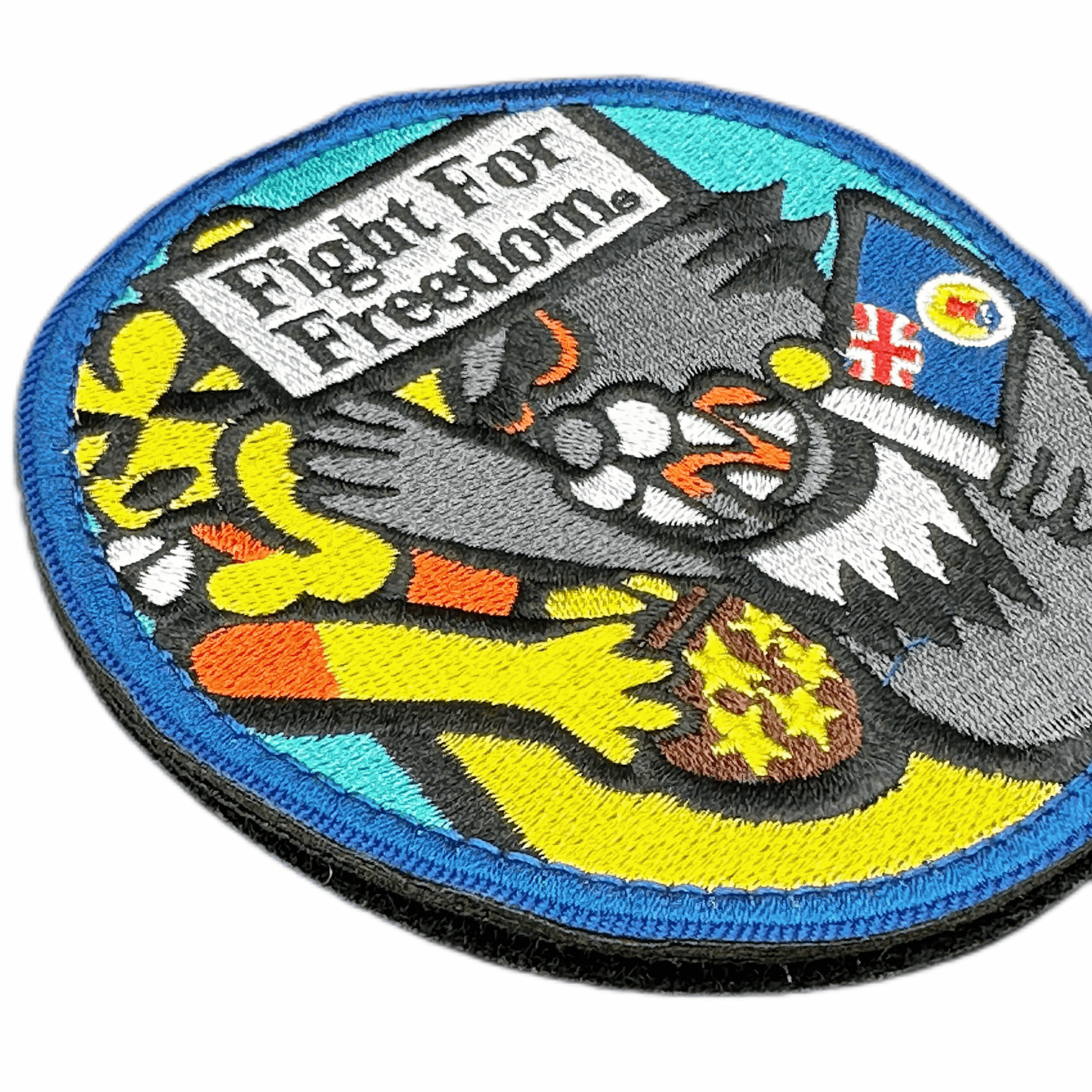 FIGHT FOR FREEDOM EMBROIDERED VELCRO