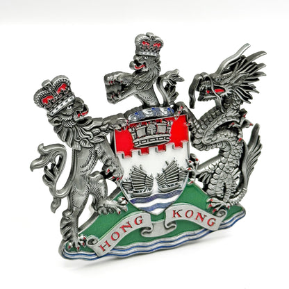 METAL EMBLEM OF BRITISH HONGKONG (S) 英屬香港金屬徽號