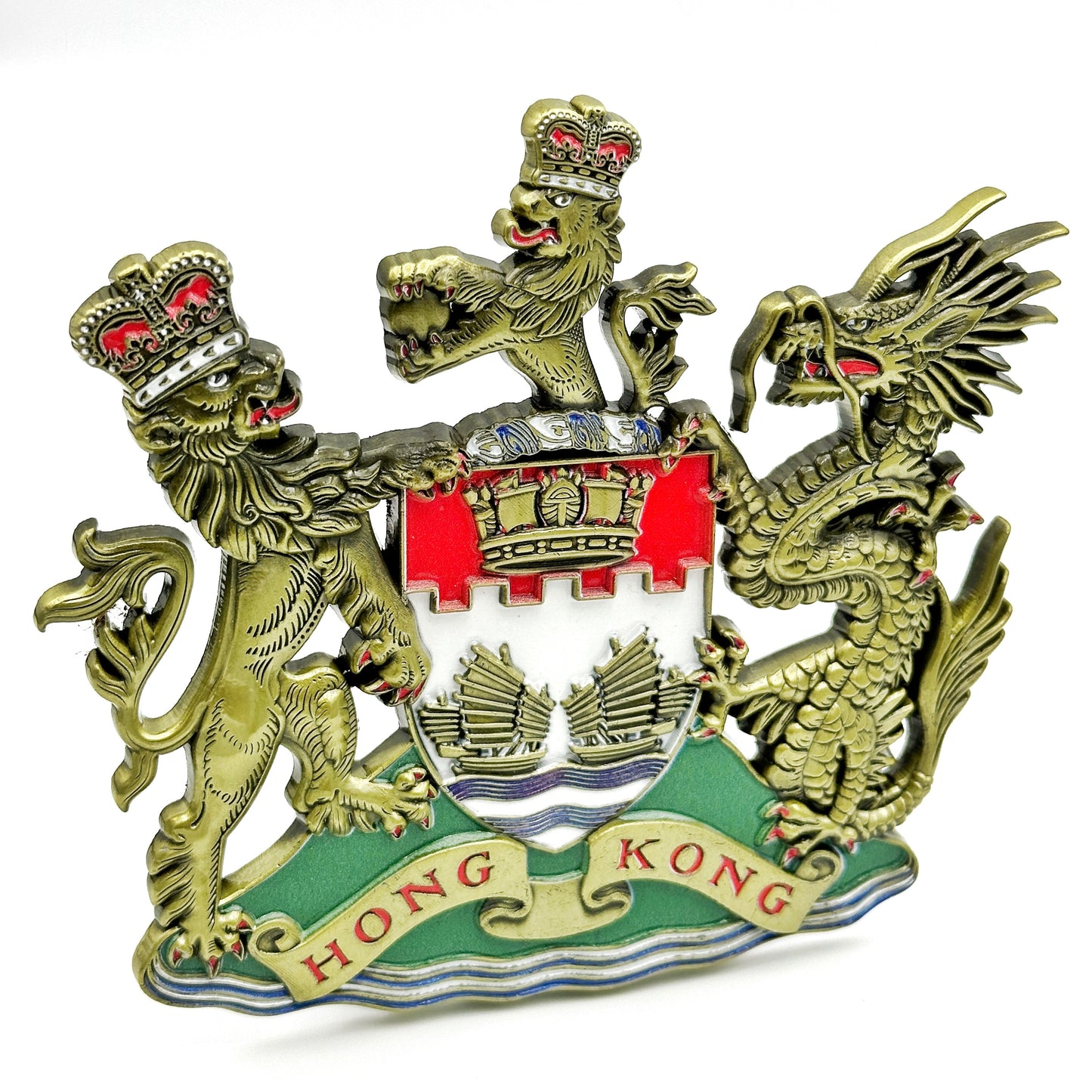 METAL EMBLEM OF BRITISH HONGKONG (S) 英屬香港金屬徽號