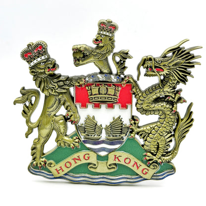 METAL EMBLEM OF BRITISH HONGKONG (S) 英屬香港金屬徽號