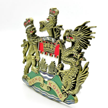 METAL EMBLEM OF BRITISH HONGKONG (S) 英屬香港金屬徽號