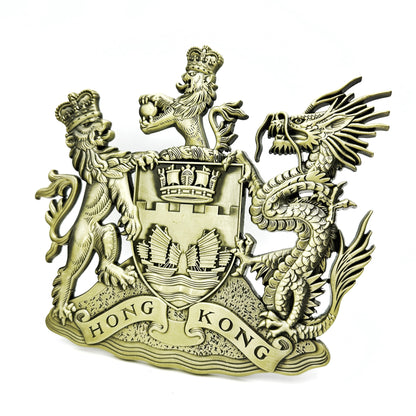 METAL EMBLEM OF BRITISH HONGKONG (L)英屬香港金屬徽號