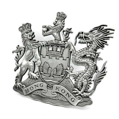 METAL EMBLEM OF BRITISH HONGKONG (L)英屬香港金屬徽號