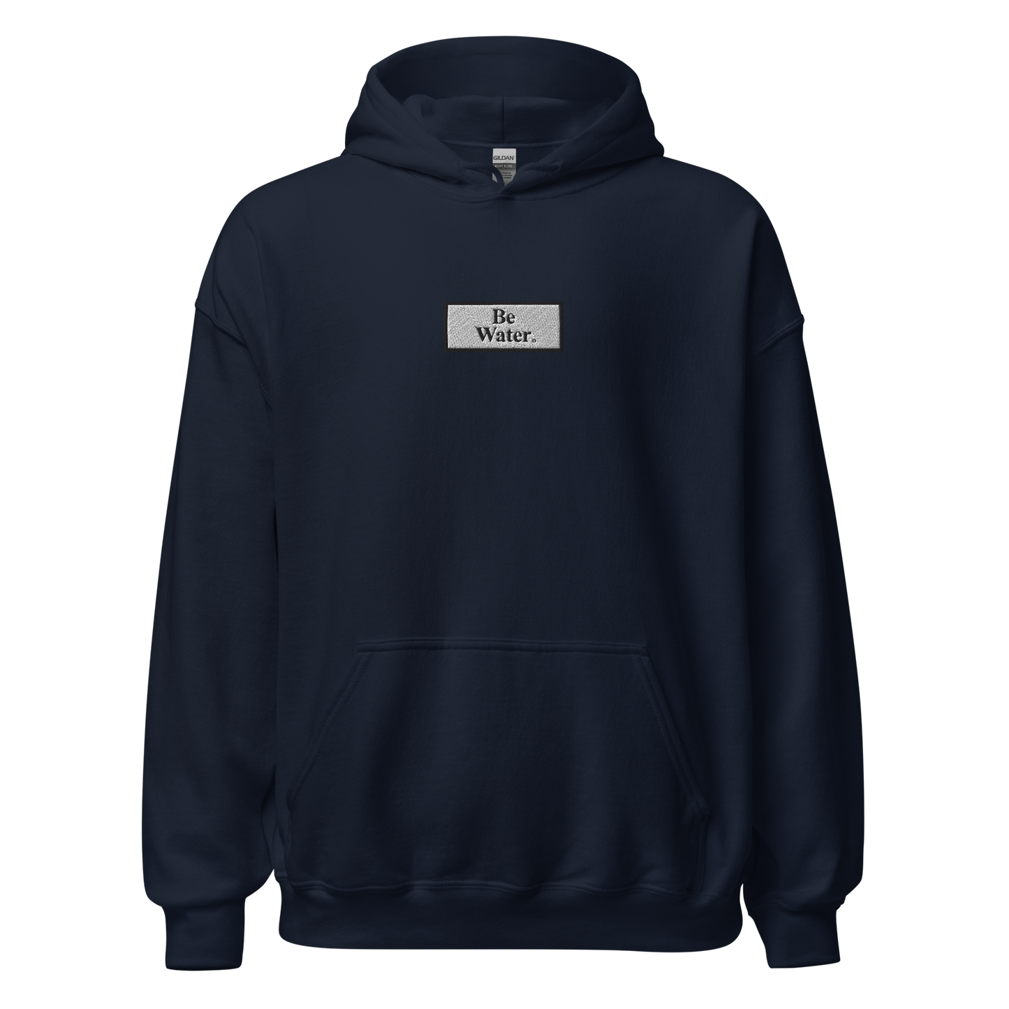 BE WATER BOX LOGO HOODIE