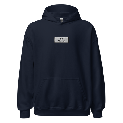 BE WATER BOX LOGO HOODIE