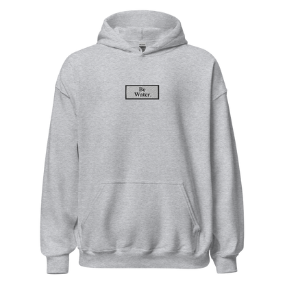 BE WATER BOX LOGO HOODIE