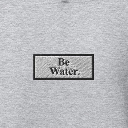 BE WATER BOX LOGO HOODIE