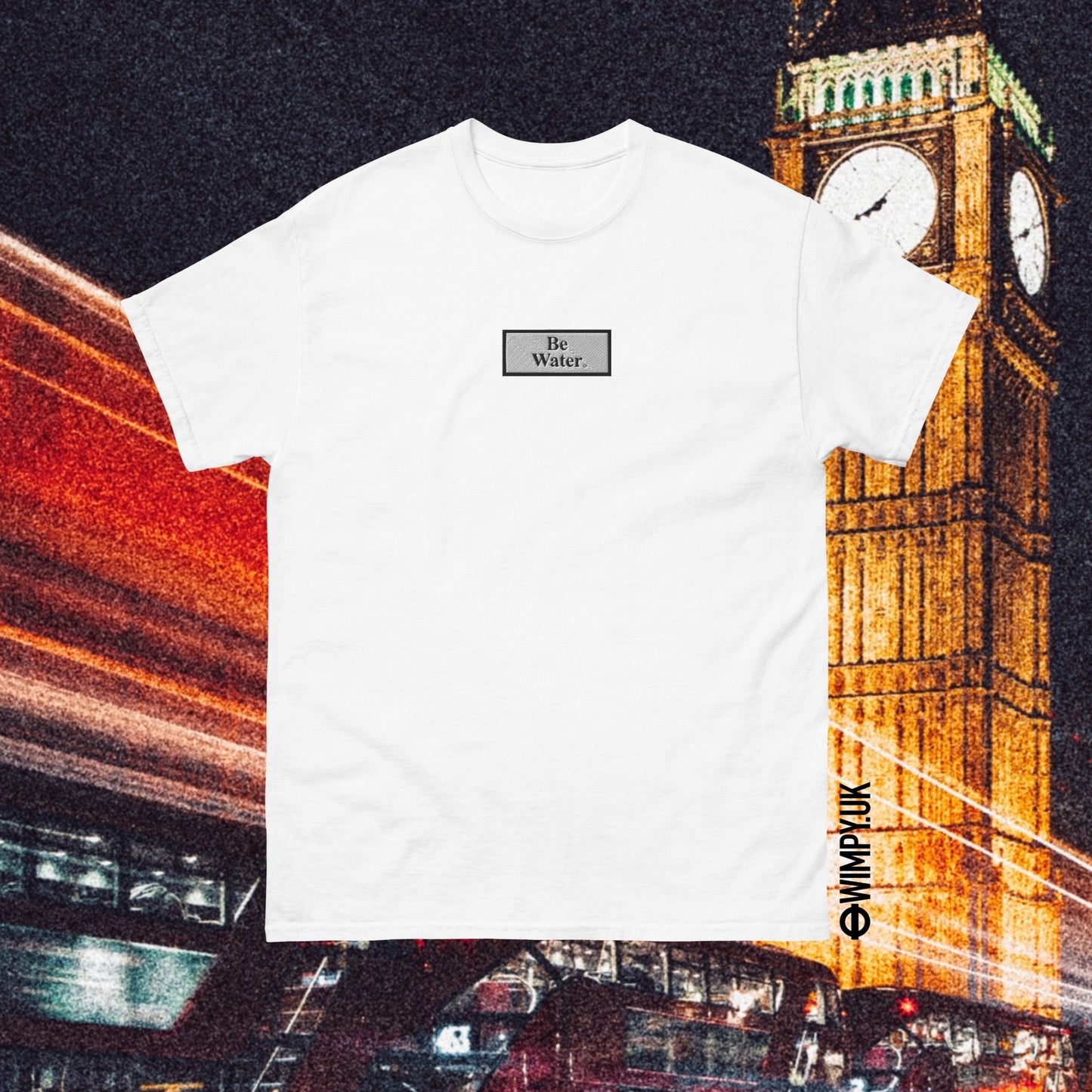 BE WATER BOX LOGO T-SHIRT