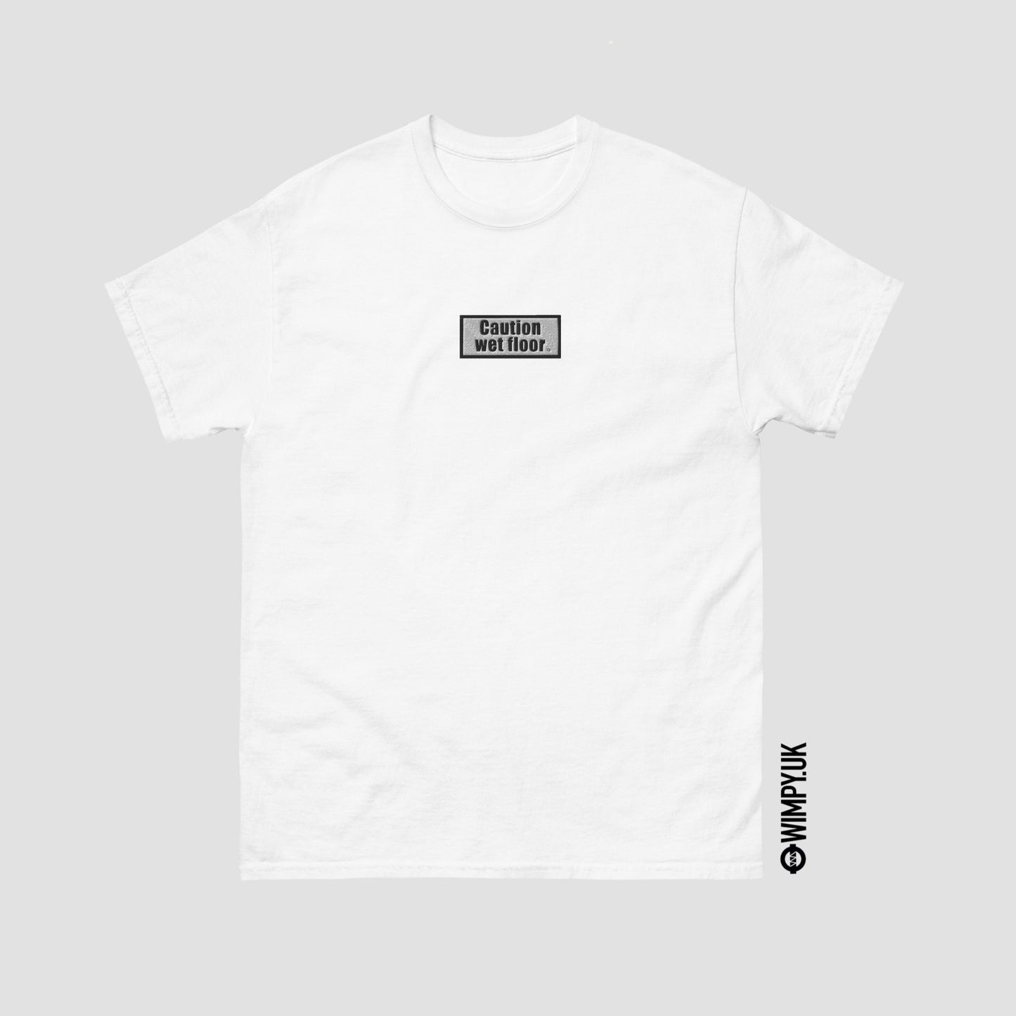 CAUTION WET FLOOR BOX LOGO TEE