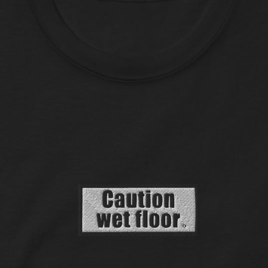 CAUTION WET FLOOR BOX LOGO TEE