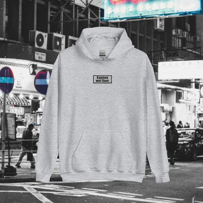 CAUTION WET FLOOR BOX LOGO HOODIE