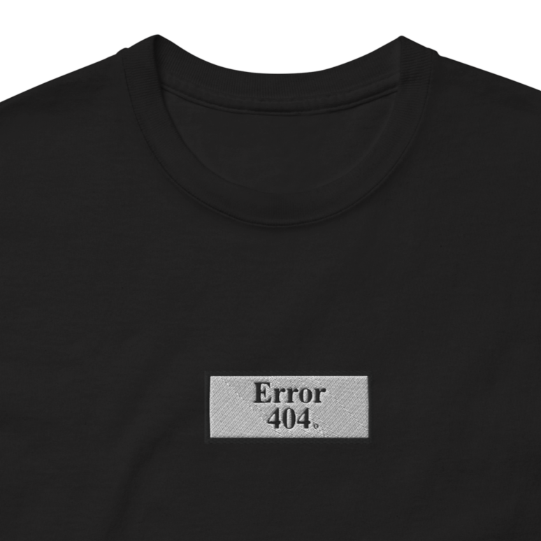 ERROR404 BOX LOGO TEE