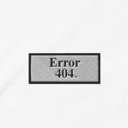 ERROR404 BOX LOGO TEE